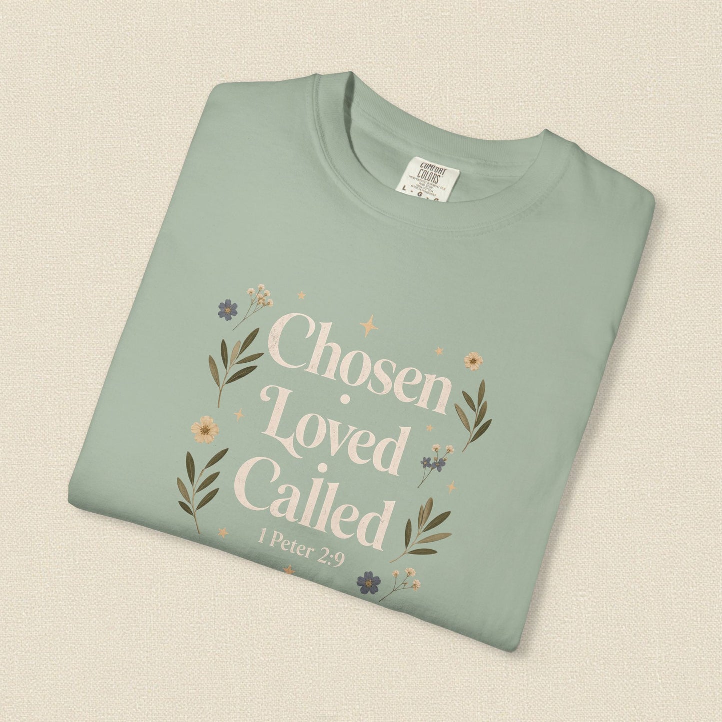 Chosen Loved Called | Christian T-Shirt for Women | 1 Peter 2:9