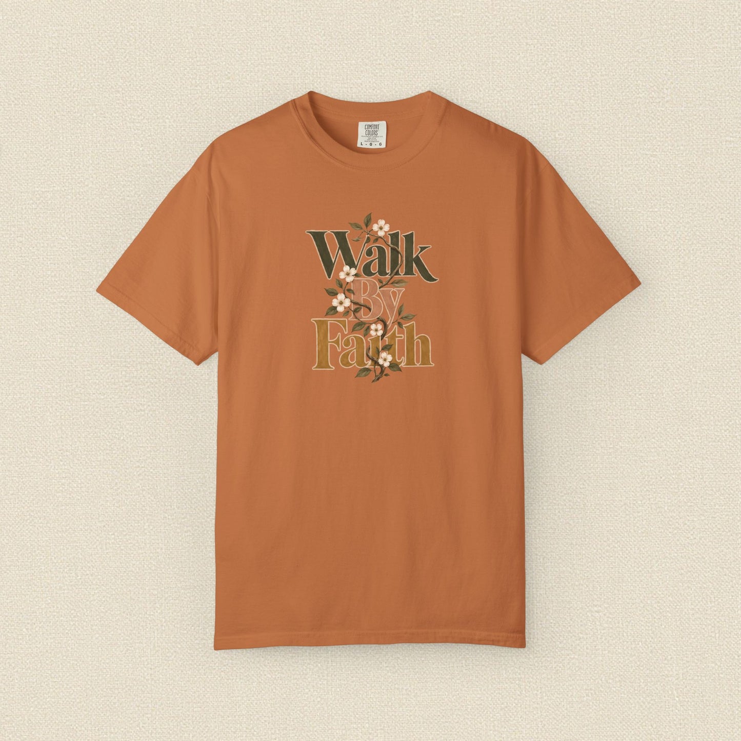 Walk by Faith | Christian T-Shirt for Women | 2 Corinthians 5:7
