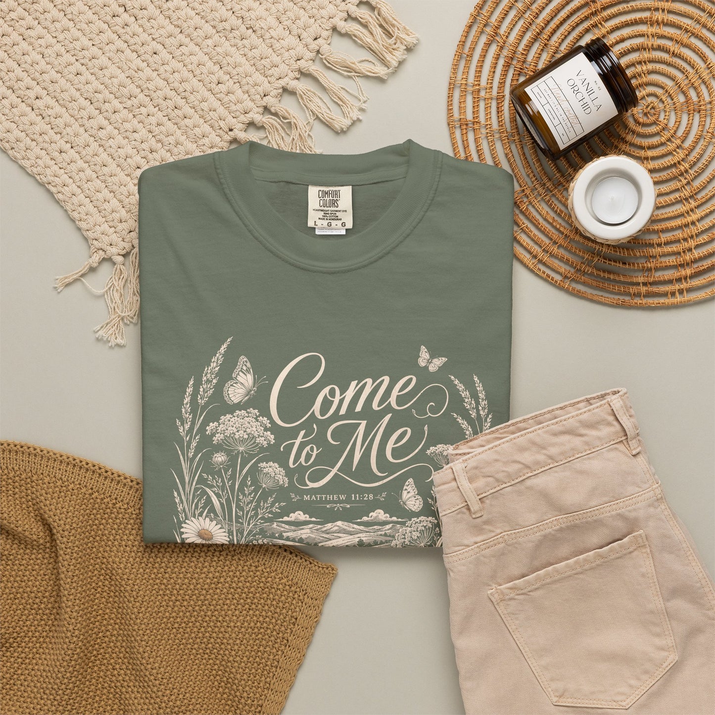 Come to Me | Christian T-Shirt for Women | Matthew 11:28
