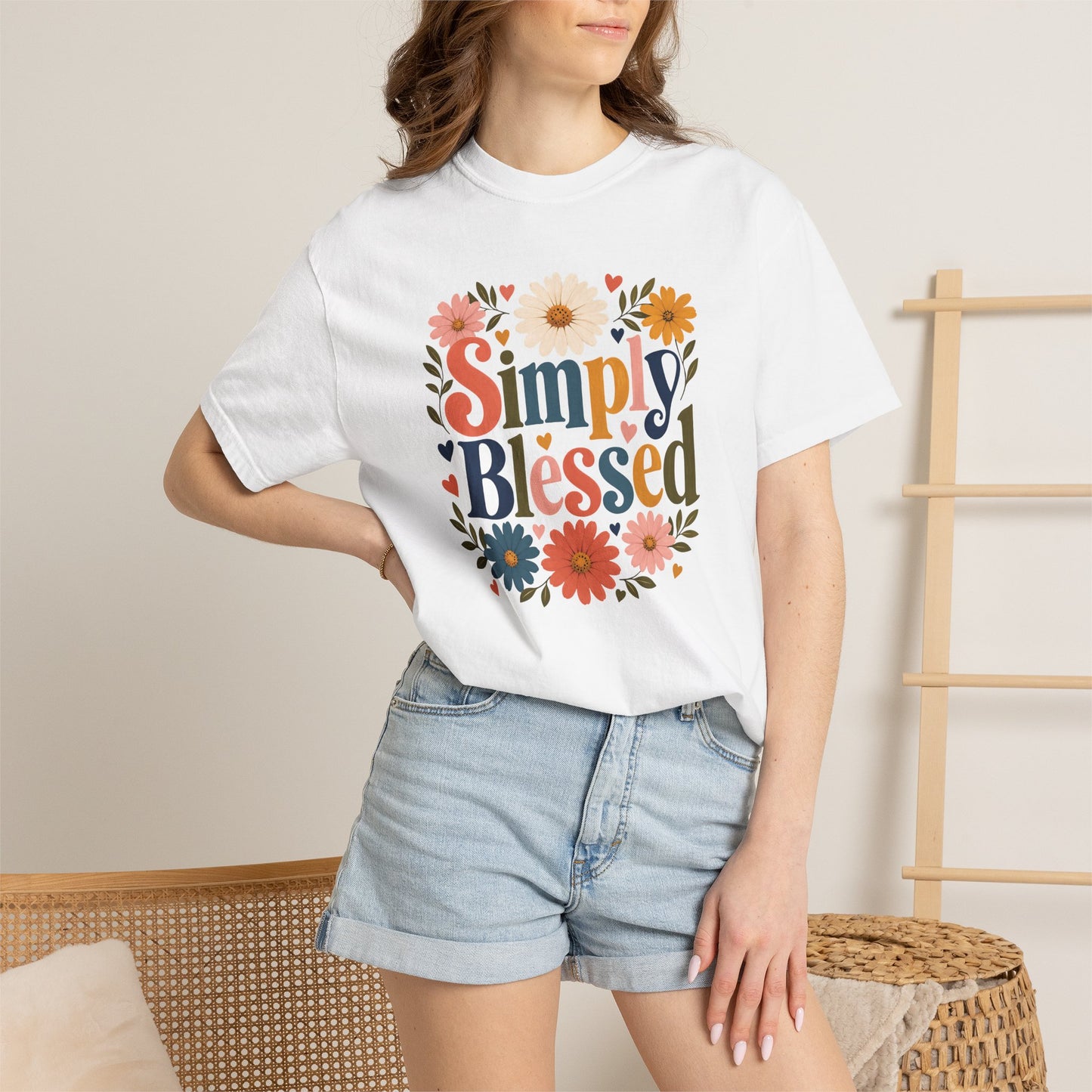 Simply Blessed | Christian T-Shirt for Women
