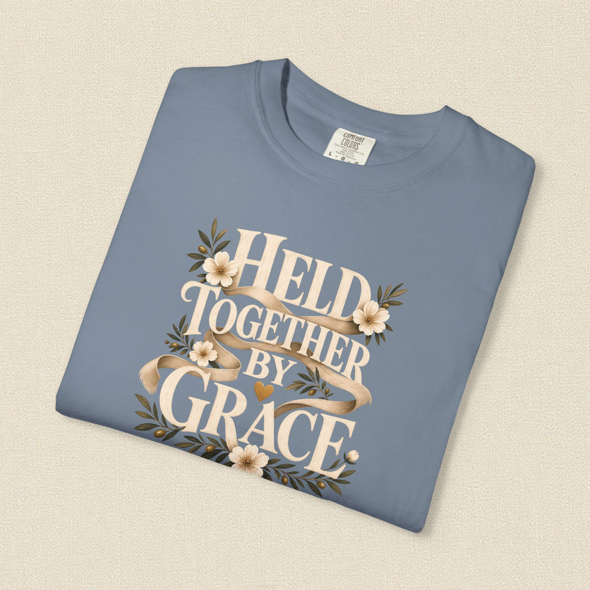Held Together by Grace | Christian T-Shirt for Women