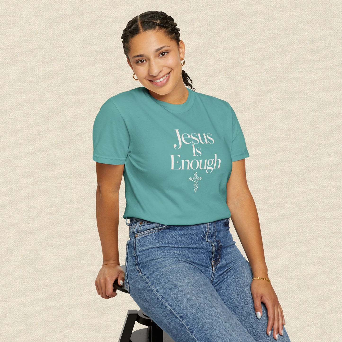 Jesus Is Enough | Christian T-Shirt for Women
