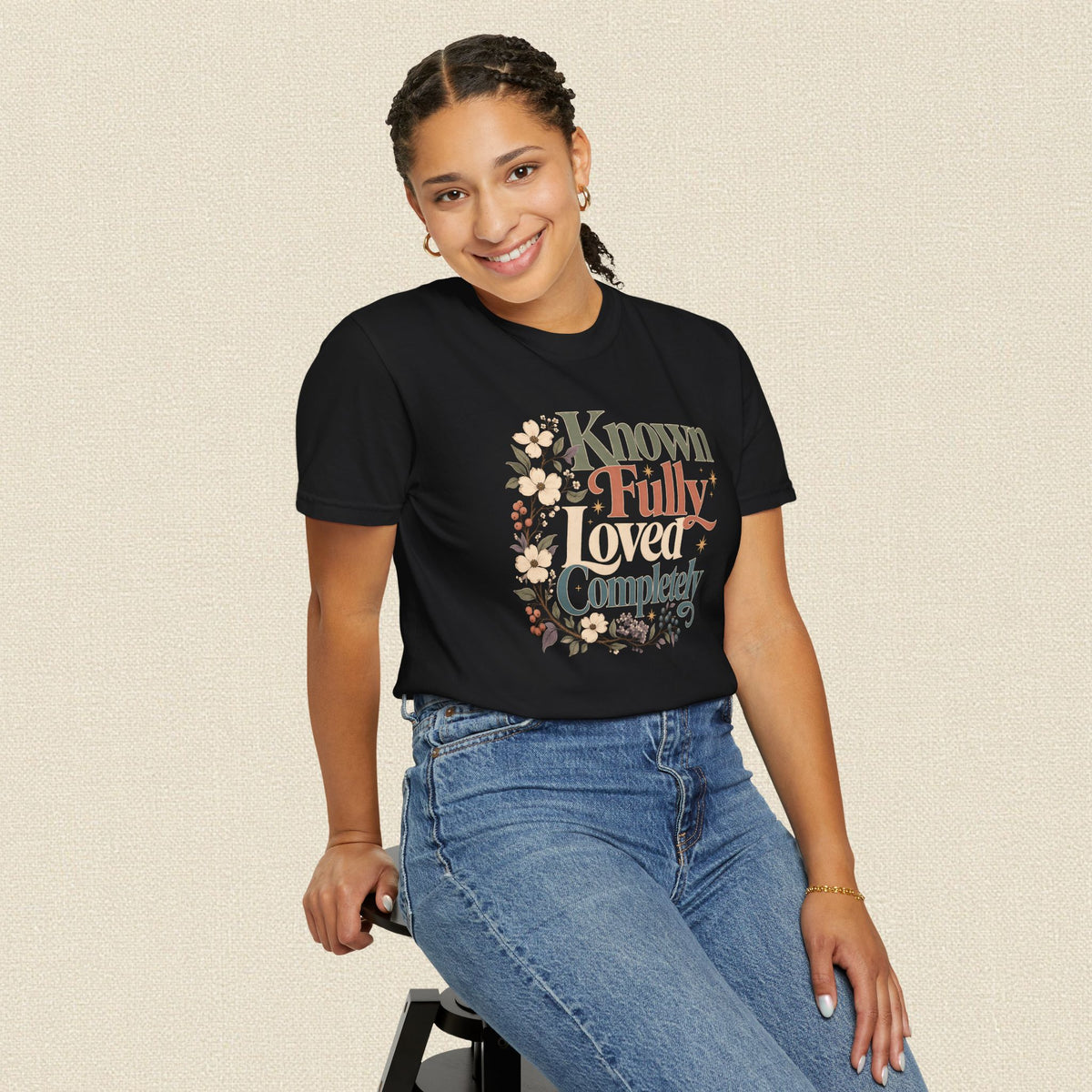 Known Fully Loved Completely | Christian T-Shirt for Women