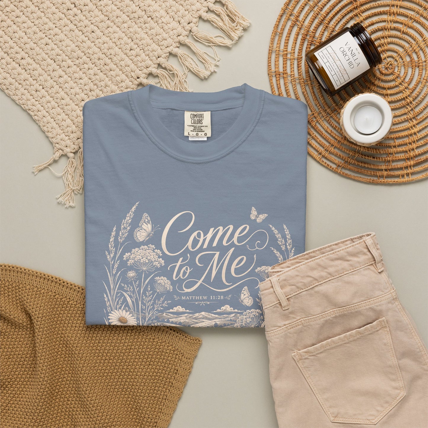 Come to Me | Christian T-Shirt for Women | Matthew 11:28