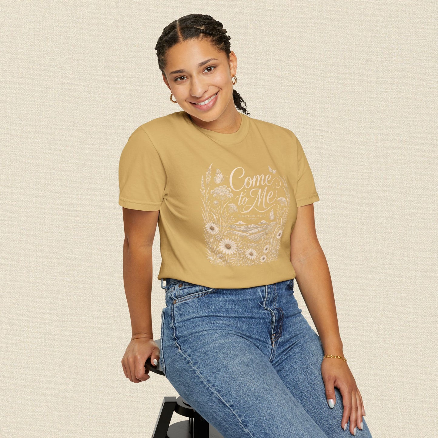 Come to Me | Christian T-Shirt for Women | Matthew 11:28