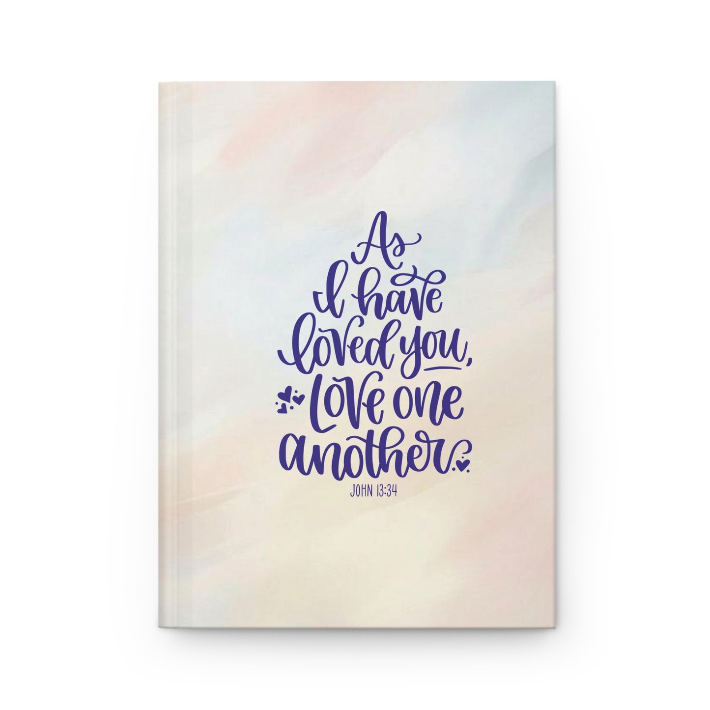 John 13:34 Hardcover Journal or Christian Inspiration Notebook