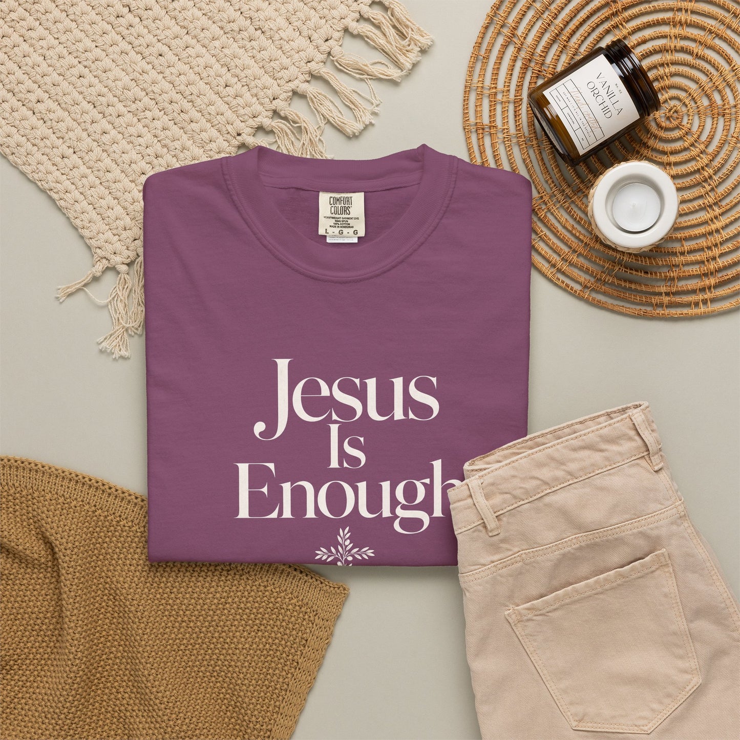 Jesus Is Enough | Christian T-Shirt for Women