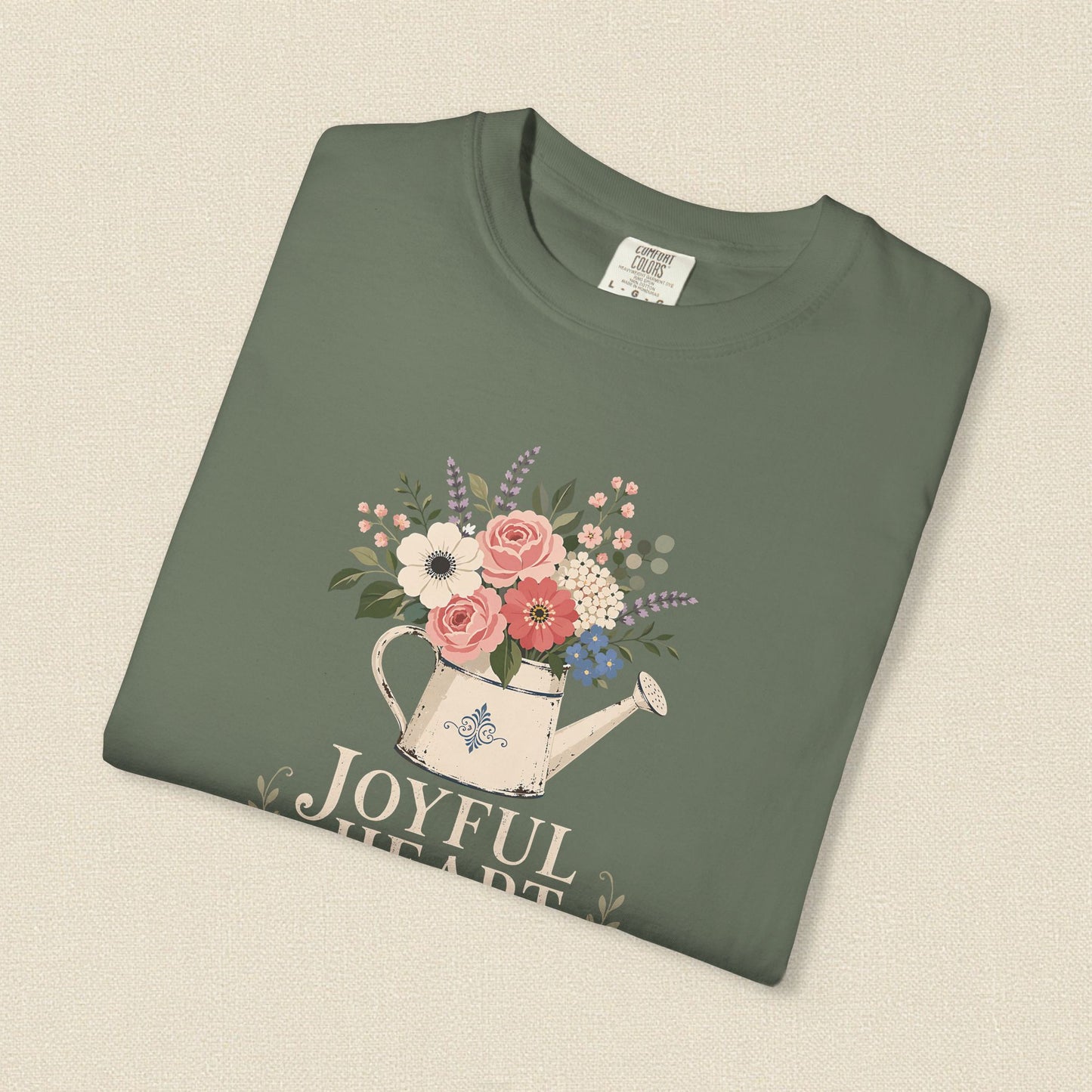 Joyful Heart | Christian T-Shirt for Women | Proverbs 17:22