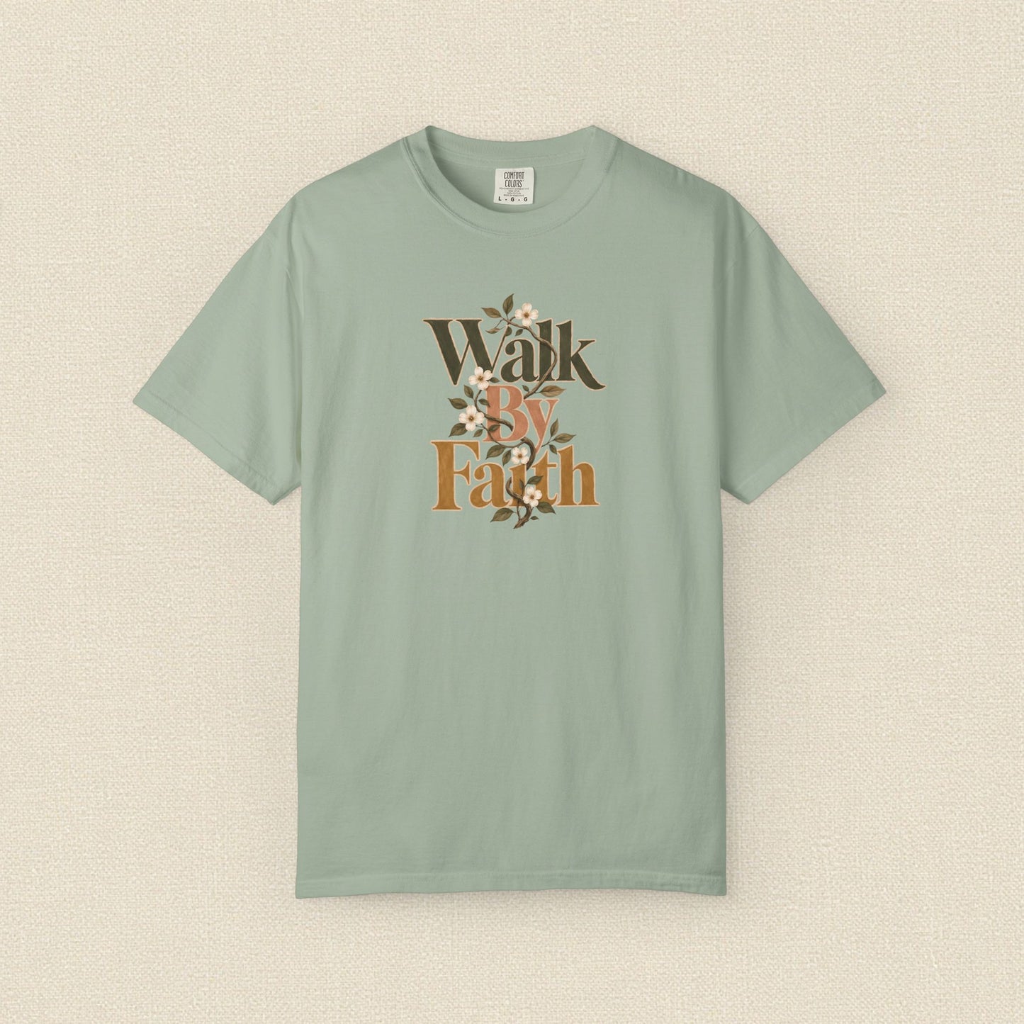 Walk by Faith | Christian T-Shirt for Women | 2 Corinthians 5:7