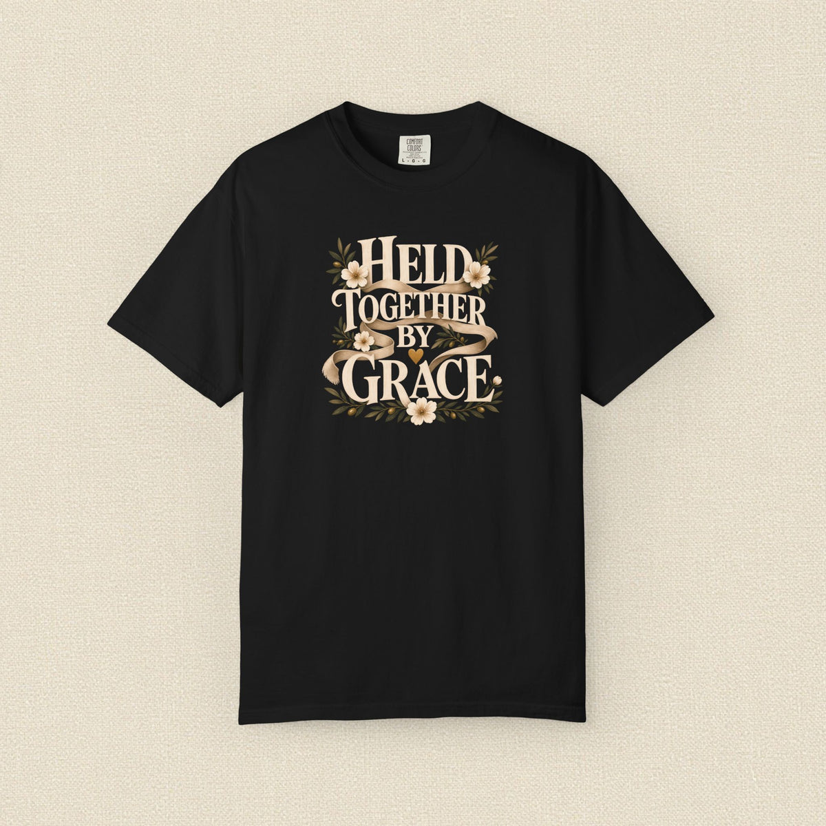 Held Together by Grace | Christian T-Shirt for Women