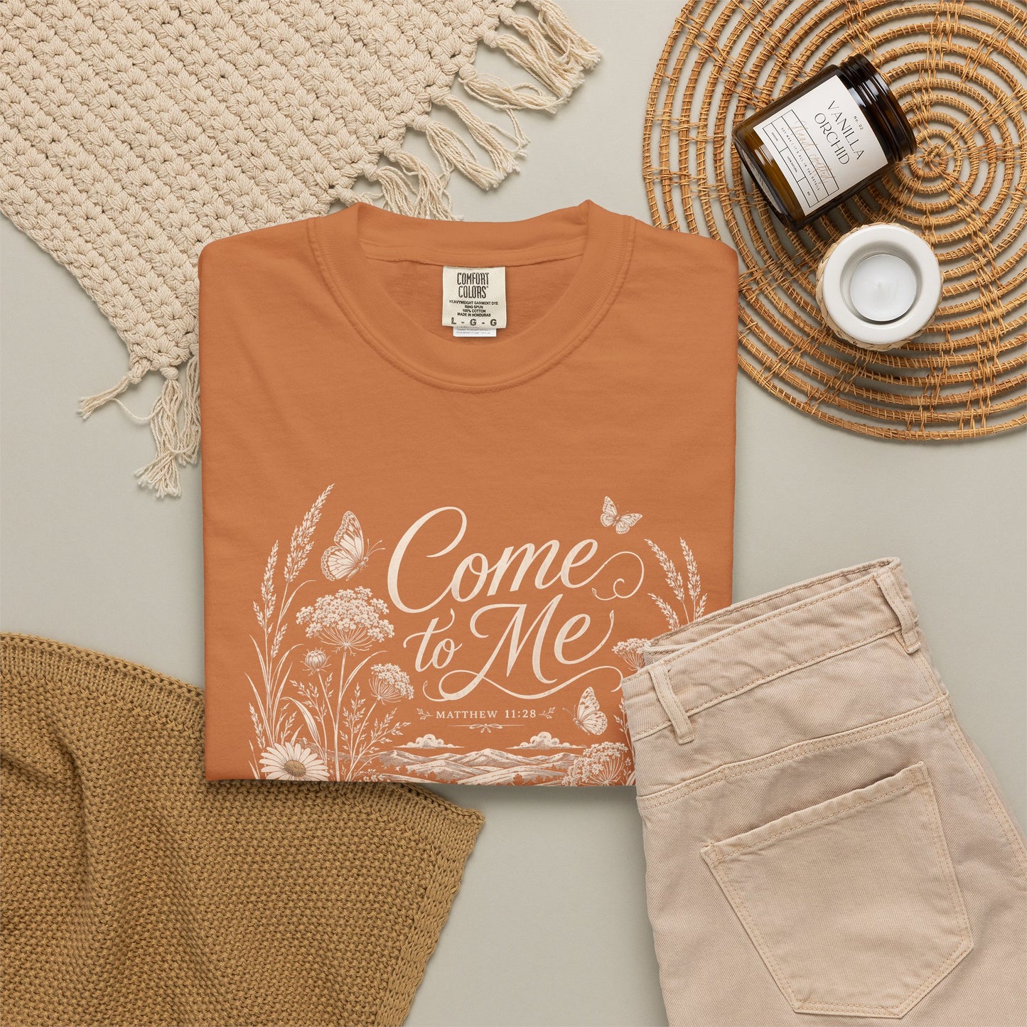 Come to Me | Christian T-Shirt for Women | Matthew 11:28