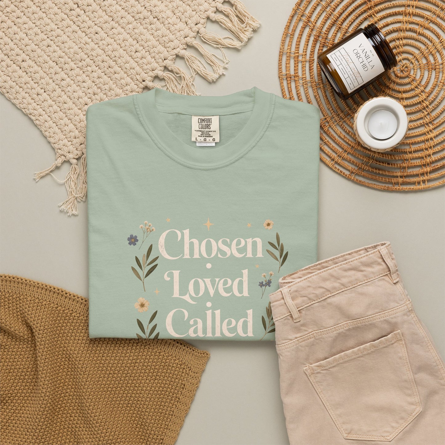 Chosen Loved Called | Christian T-Shirt for Women | 1 Peter 2:9