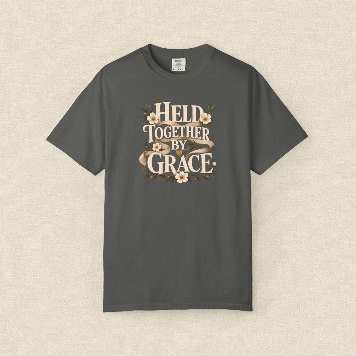 Held Together by Grace | Christian T-Shirt for Women