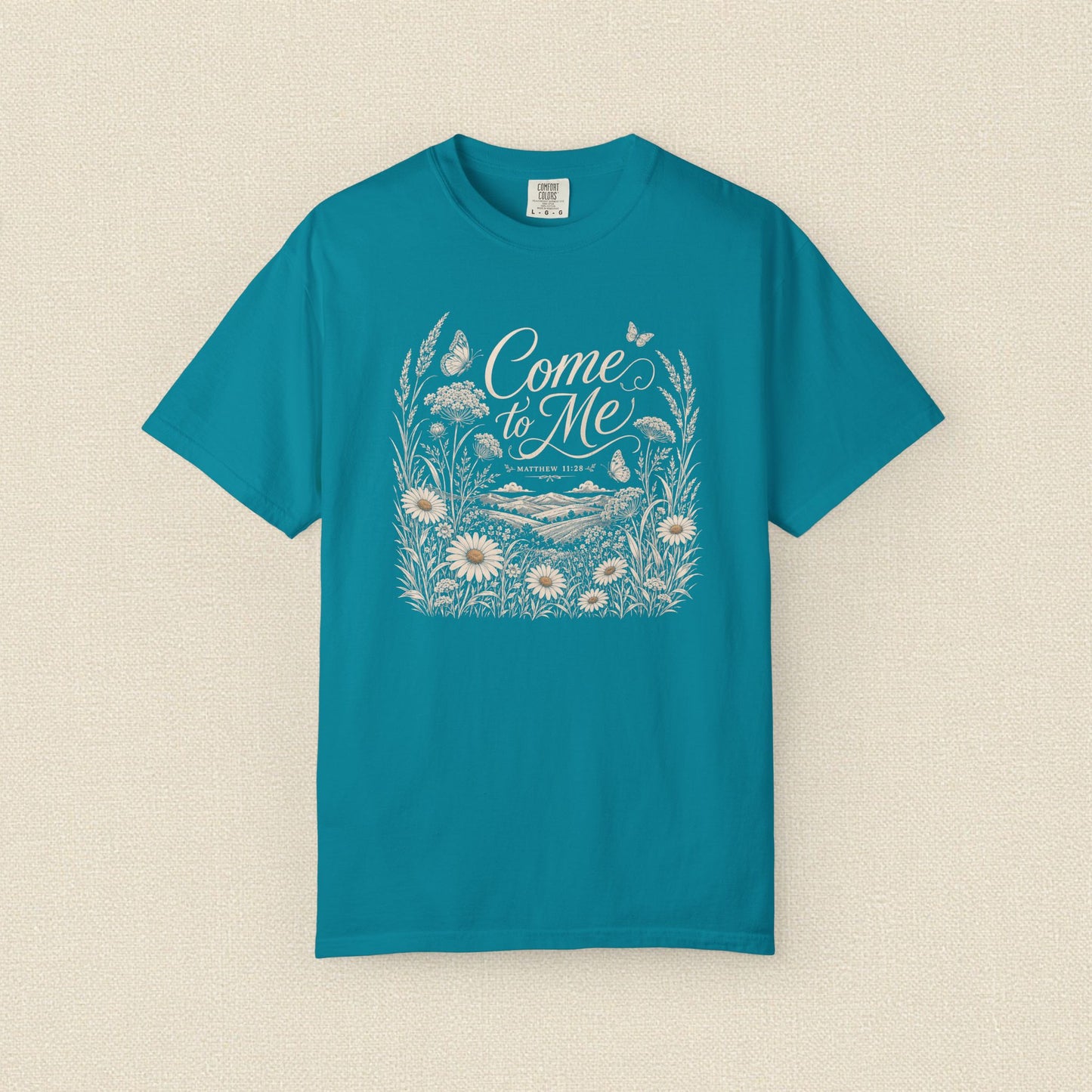 Come to Me | Christian T-Shirt for Women | Matthew 11:28