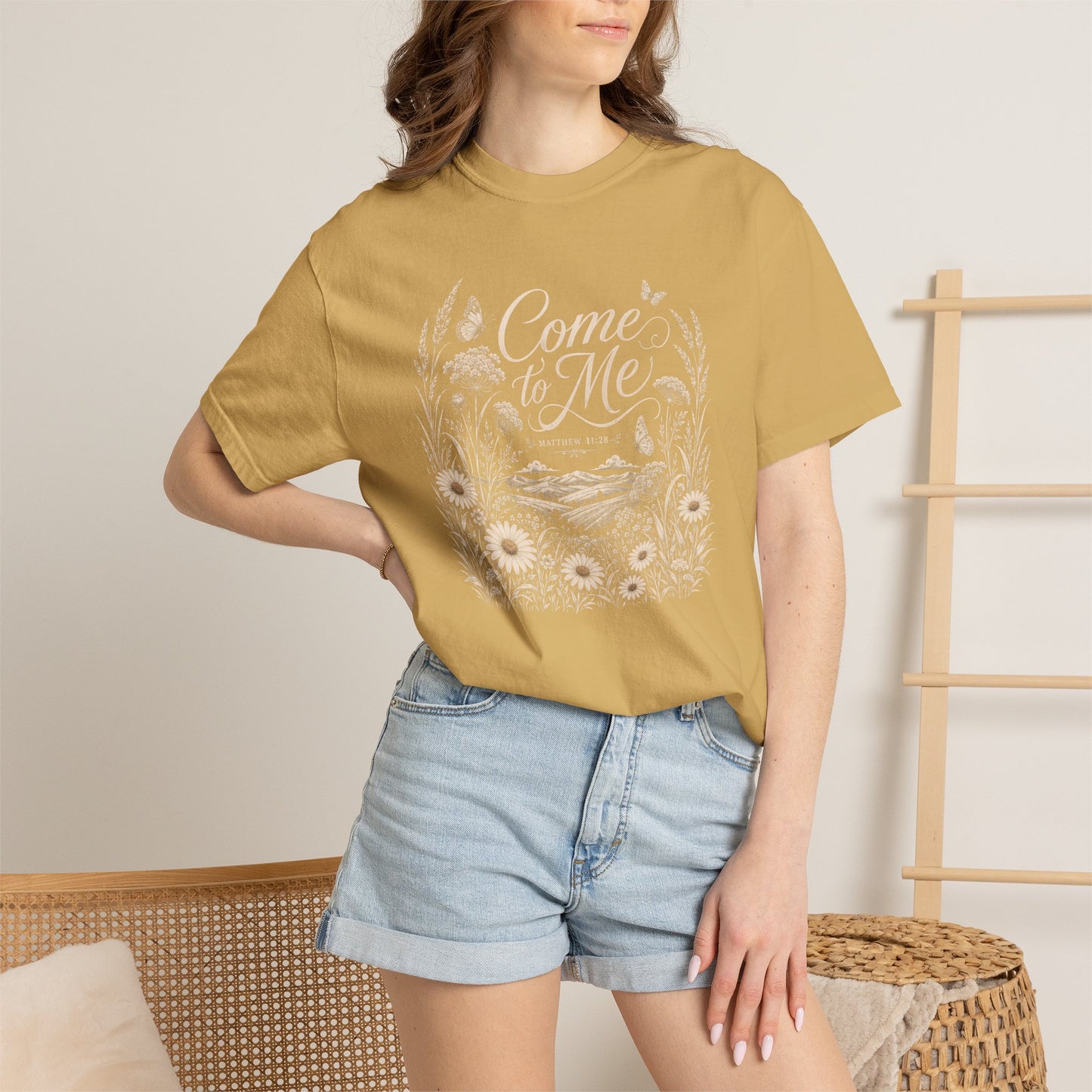 Come to Me | Christian T-Shirt for Women | Matthew 11:28