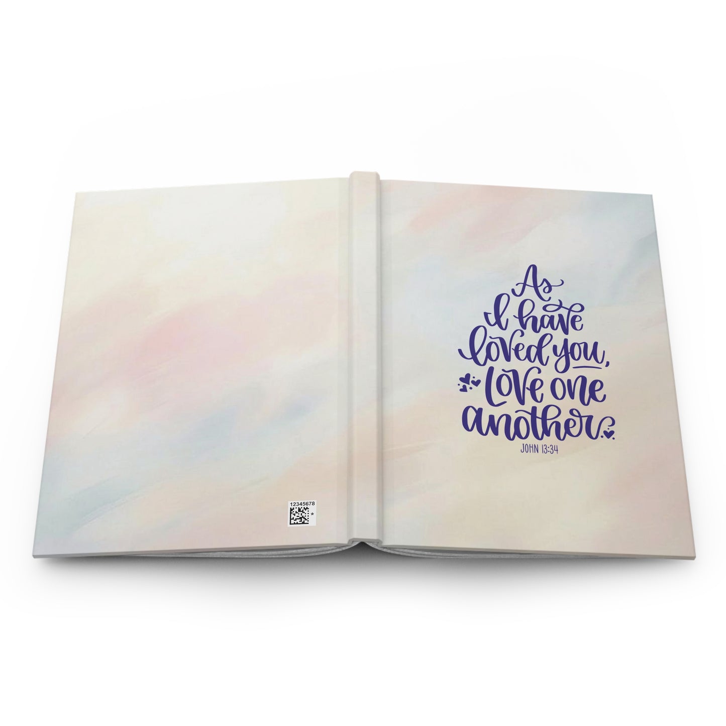 John 13:34 Hardcover Journal or Christian Inspiration Notebook