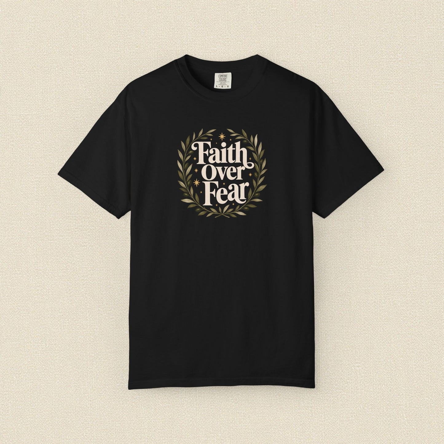 Faith Over Fear | Christian T-Shirt for Women