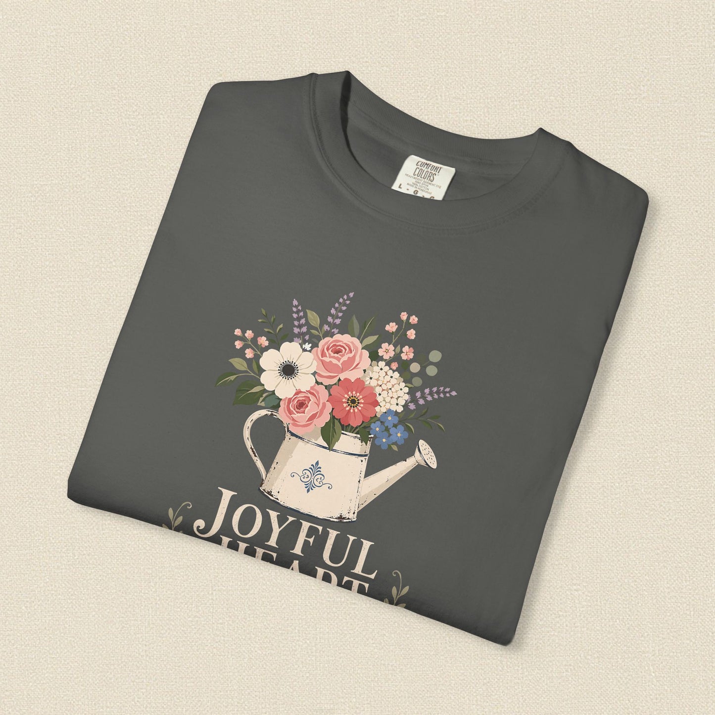 Joyful Heart | Christian T-Shirt for Women | Proverbs 17:22