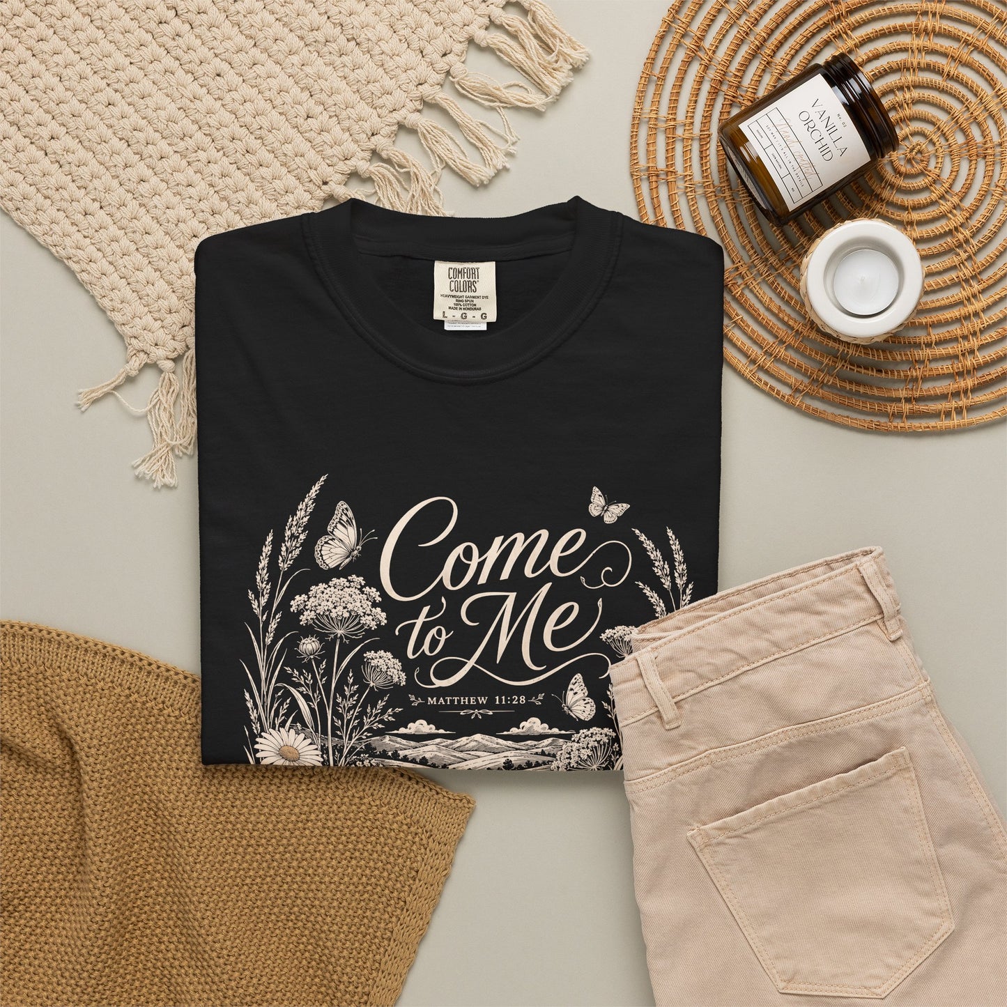 Come to Me | Christian T-Shirt for Women | Matthew 11:28
