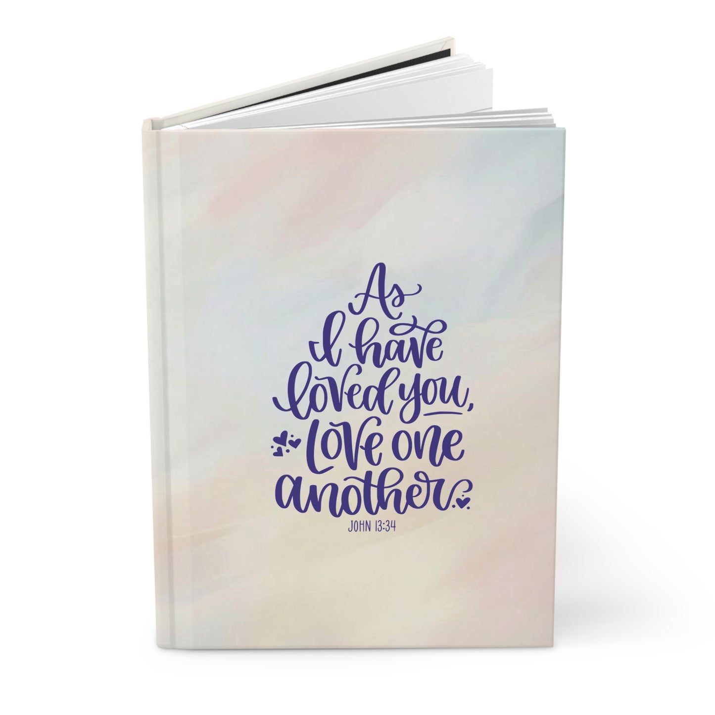 John 13:34 Hardcover Journal or Christian Inspiration Notebook
