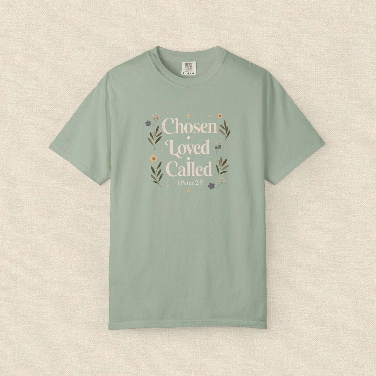 Chosen Loved Called | Christian T-Shirt for Women | 1 Peter 2:9
