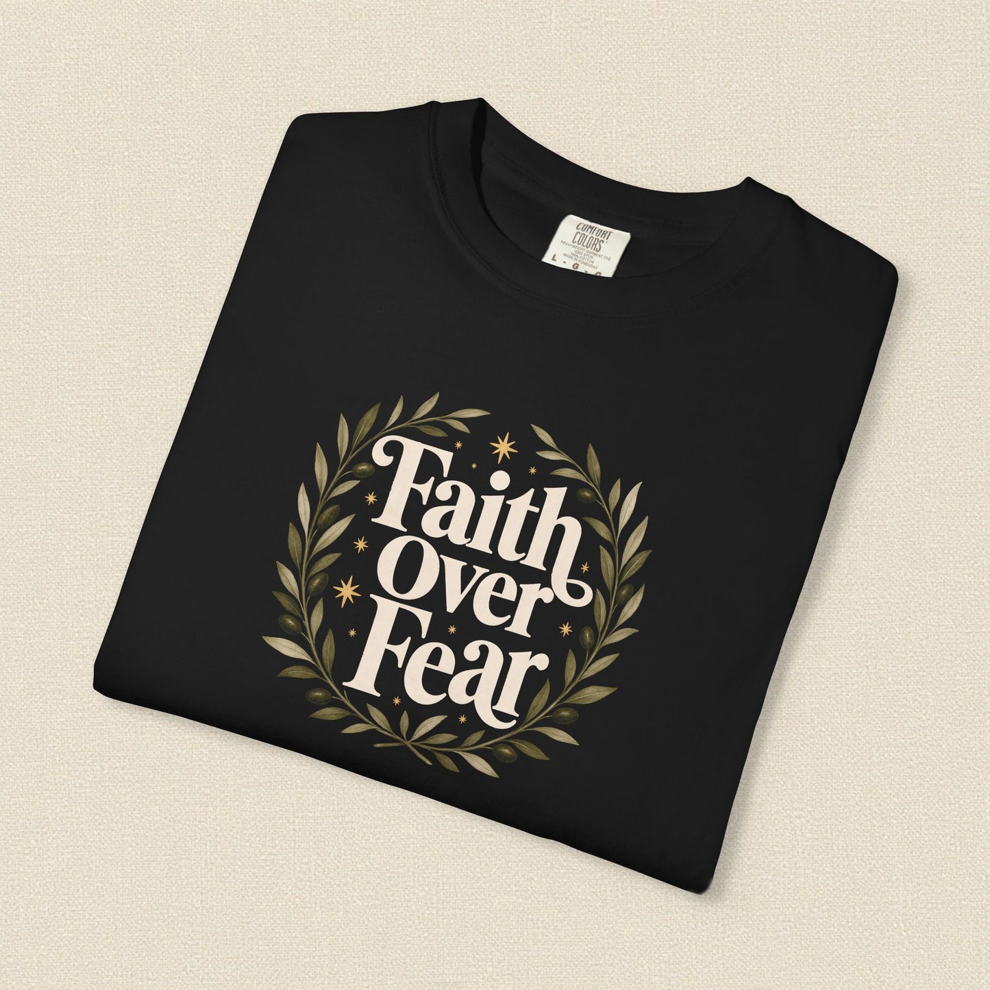 Faith Over Fear | Christian T-Shirt for Women