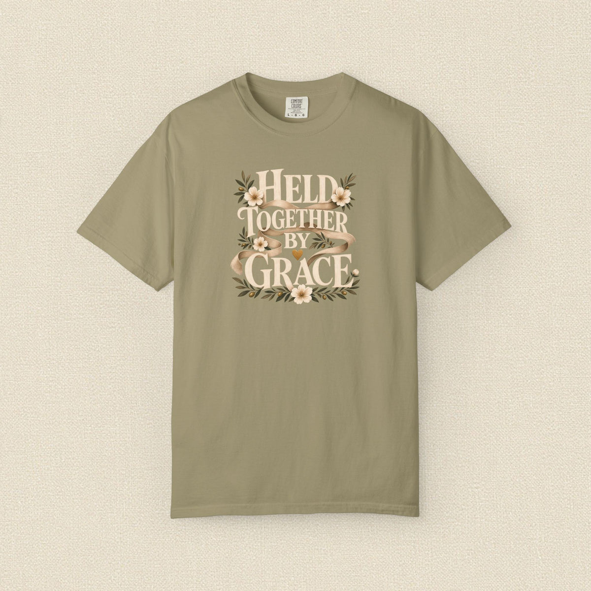 Held Together by Grace | Christian T-Shirt for Women