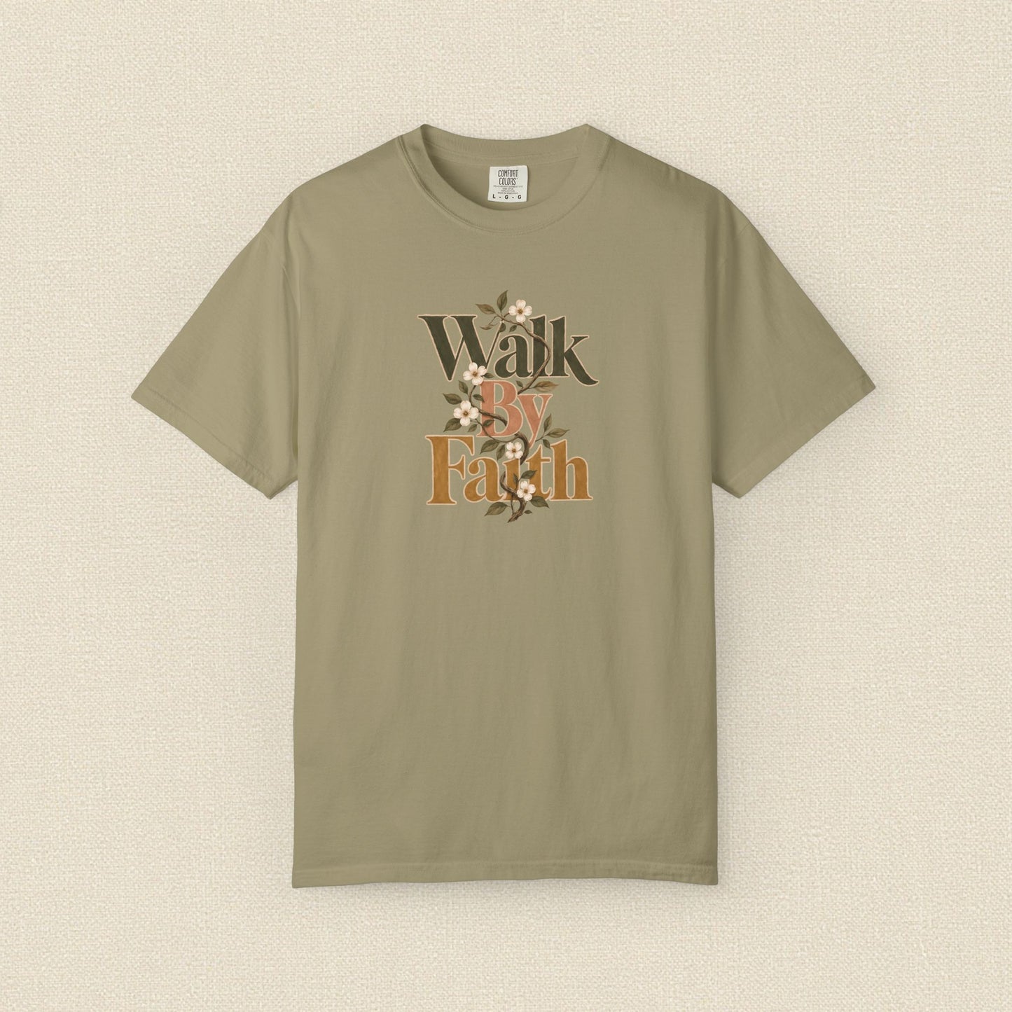 Walk by Faith | Christian T-Shirt for Women | 2 Corinthians 5:7