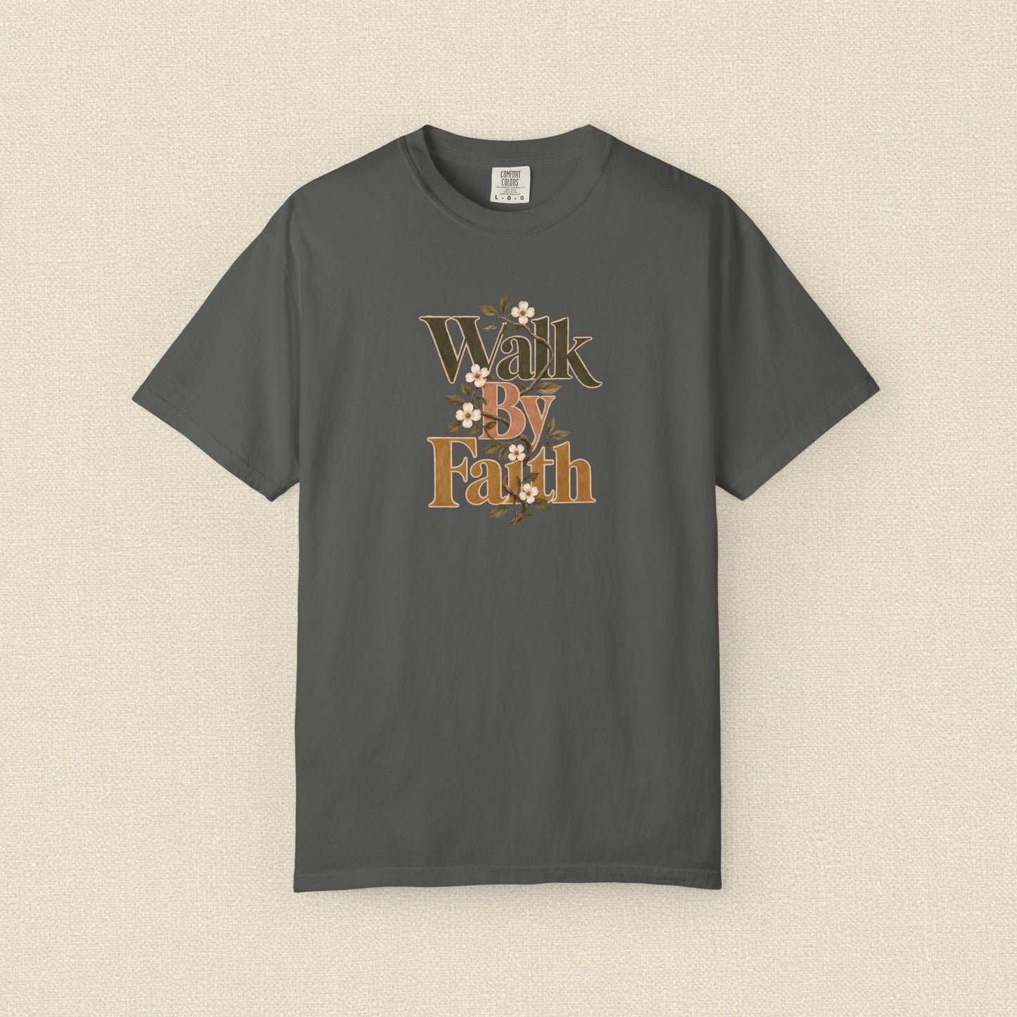Walk by Faith | Christian T-Shirt for Women | 2 Corinthians 5:7