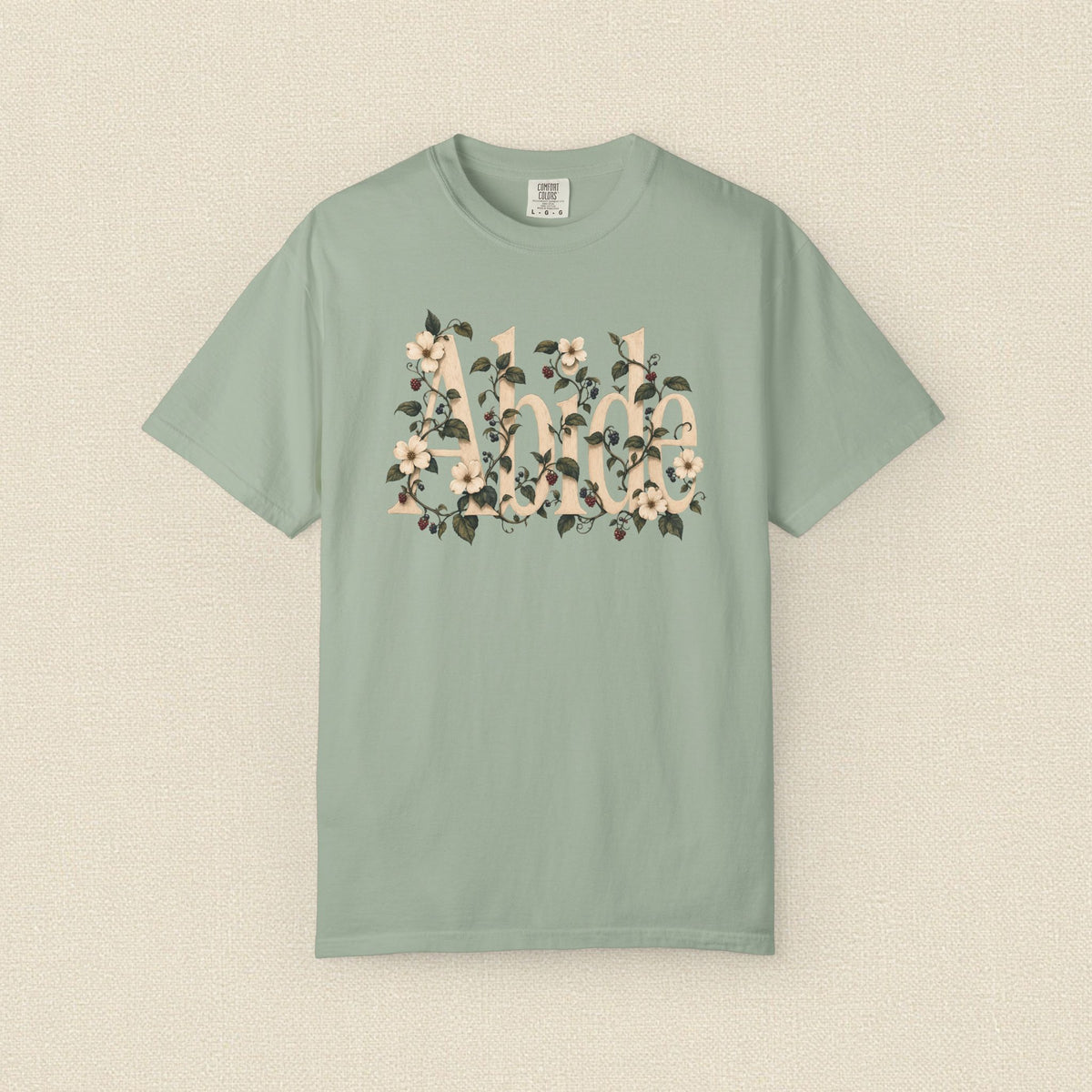 Abide in Christ | Christian T-Shirt for Women | John 15:4