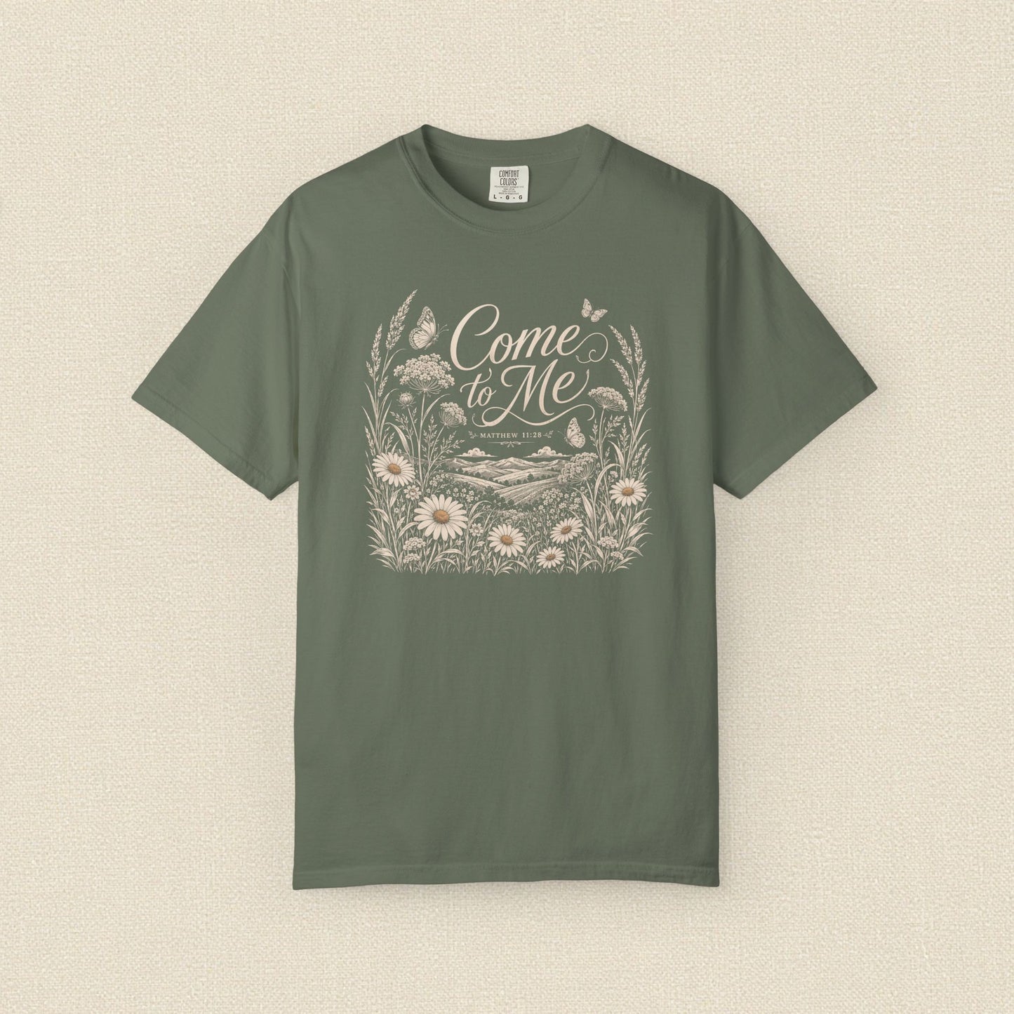 Come to Me | Christian T-Shirt for Women | Matthew 11:28