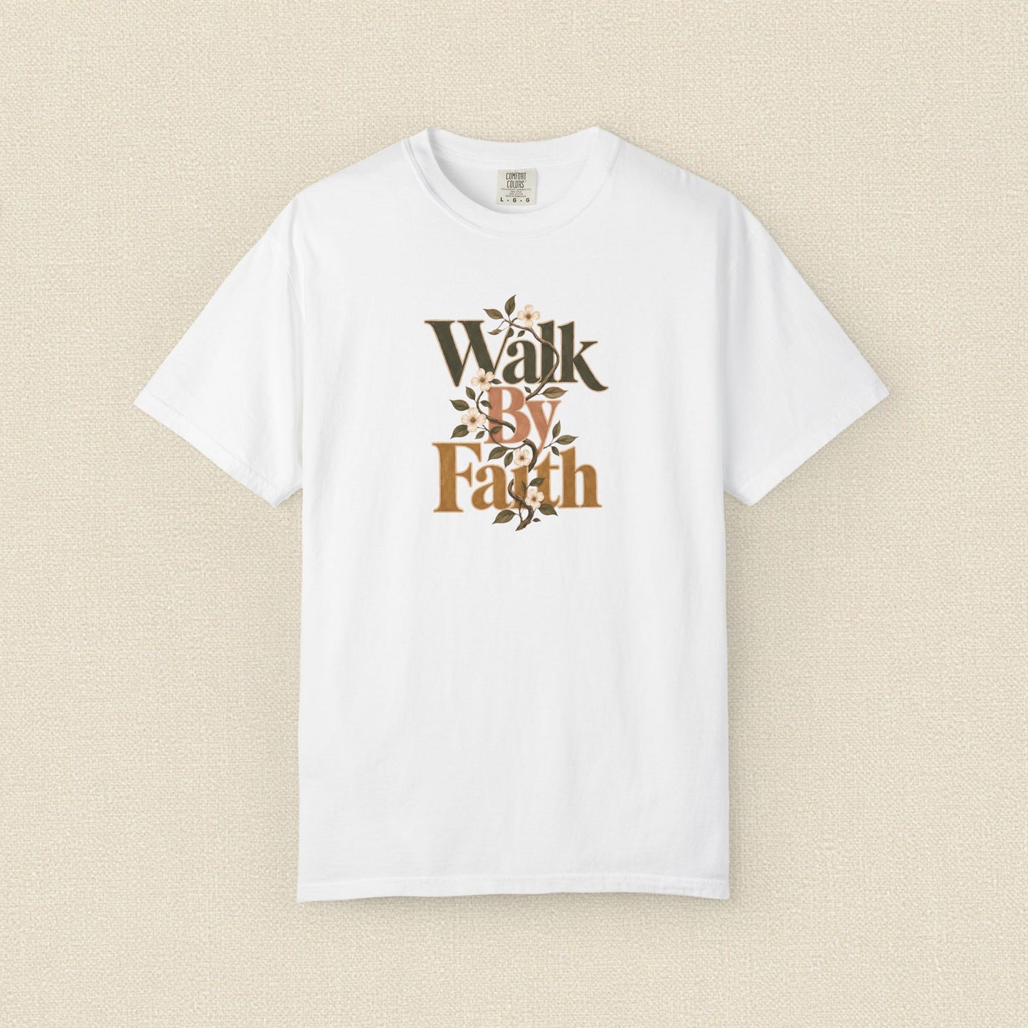 Walk by Faith | Christian T-Shirt for Women | 2 Corinthians 5:7
