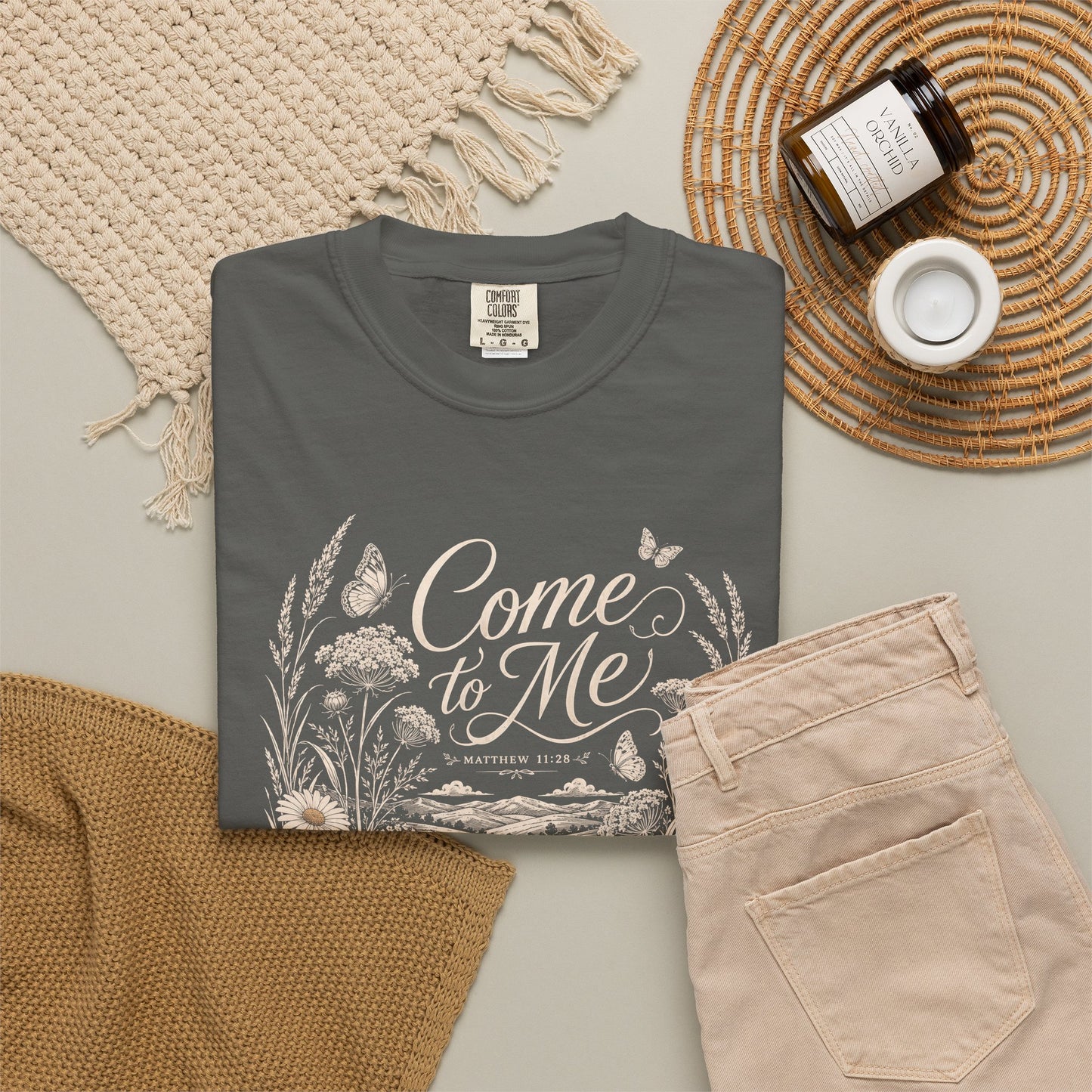 Come to Me | Christian T-Shirt for Women | Matthew 11:28