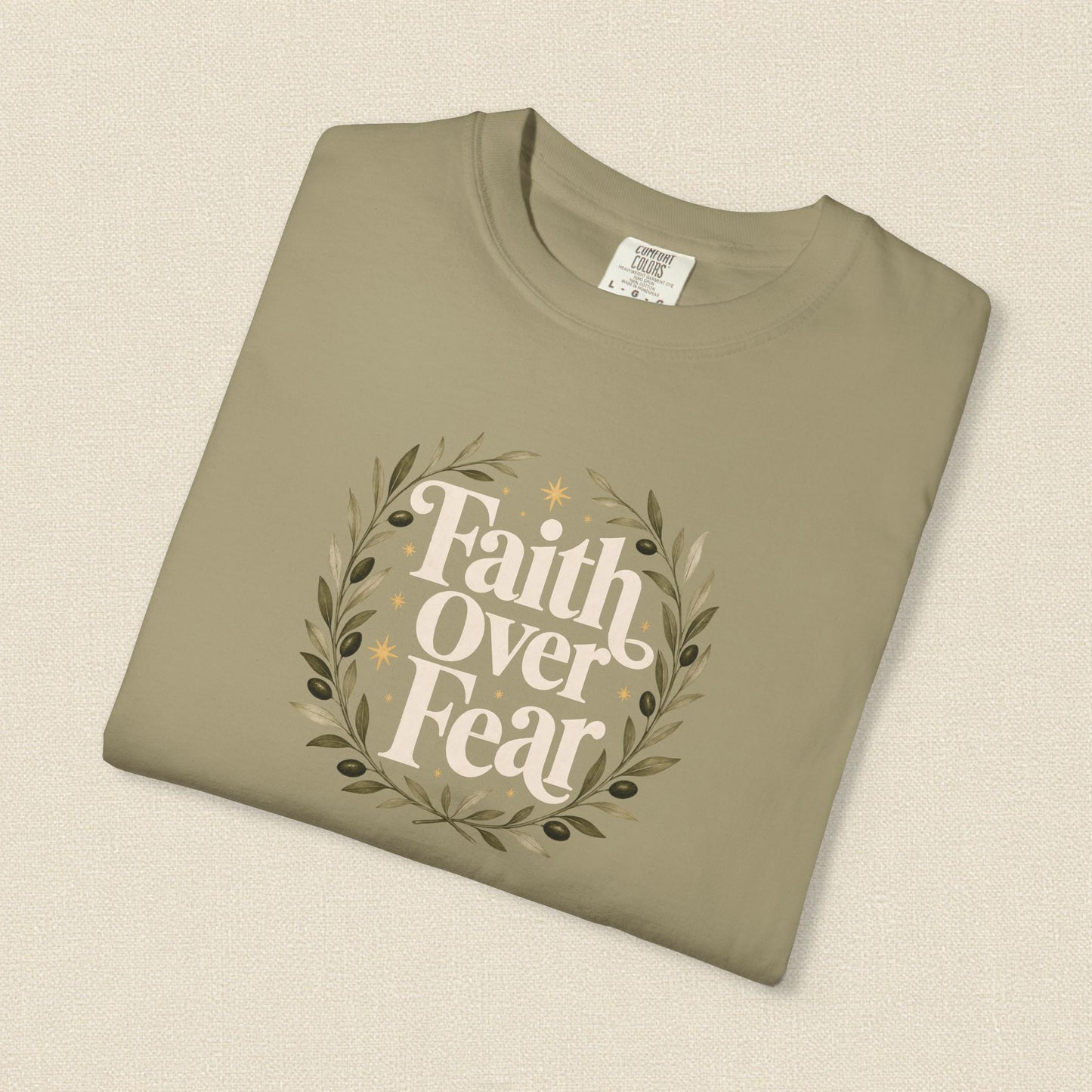 Faith Over Fear | Christian T-Shirt for Women