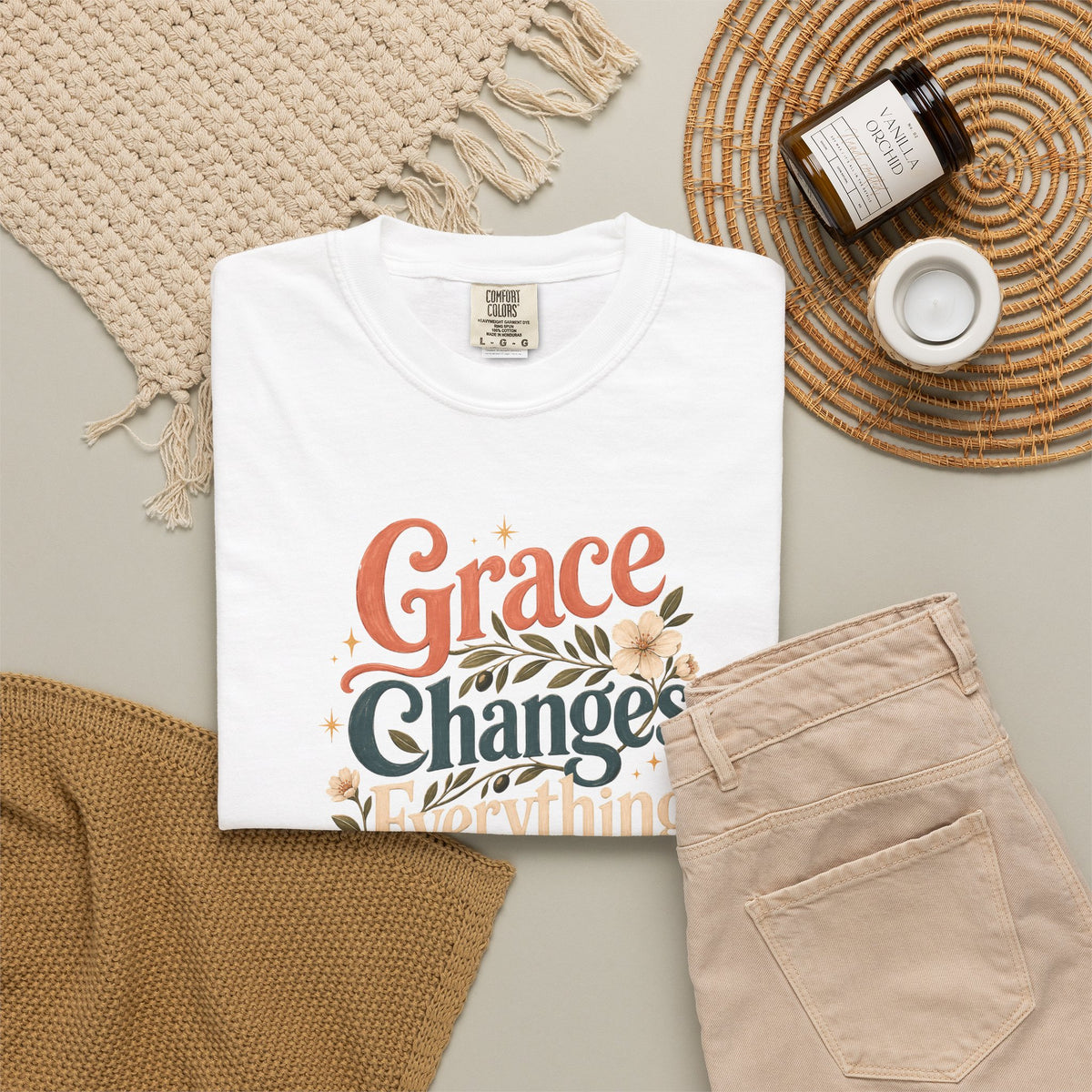 Grace Changes Everything | Christian T-Shirt for Women