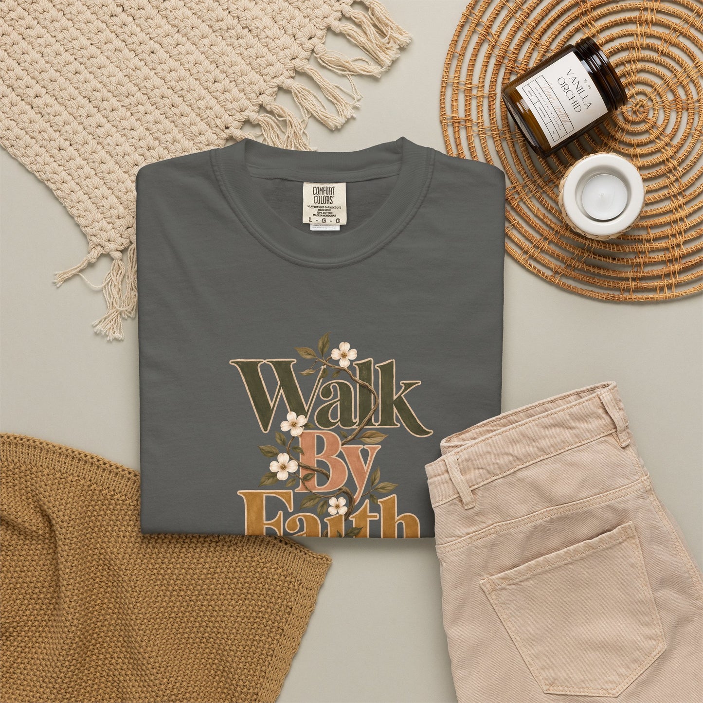 Walk by Faith | Christian T-Shirt for Women | 2 Corinthians 5:7