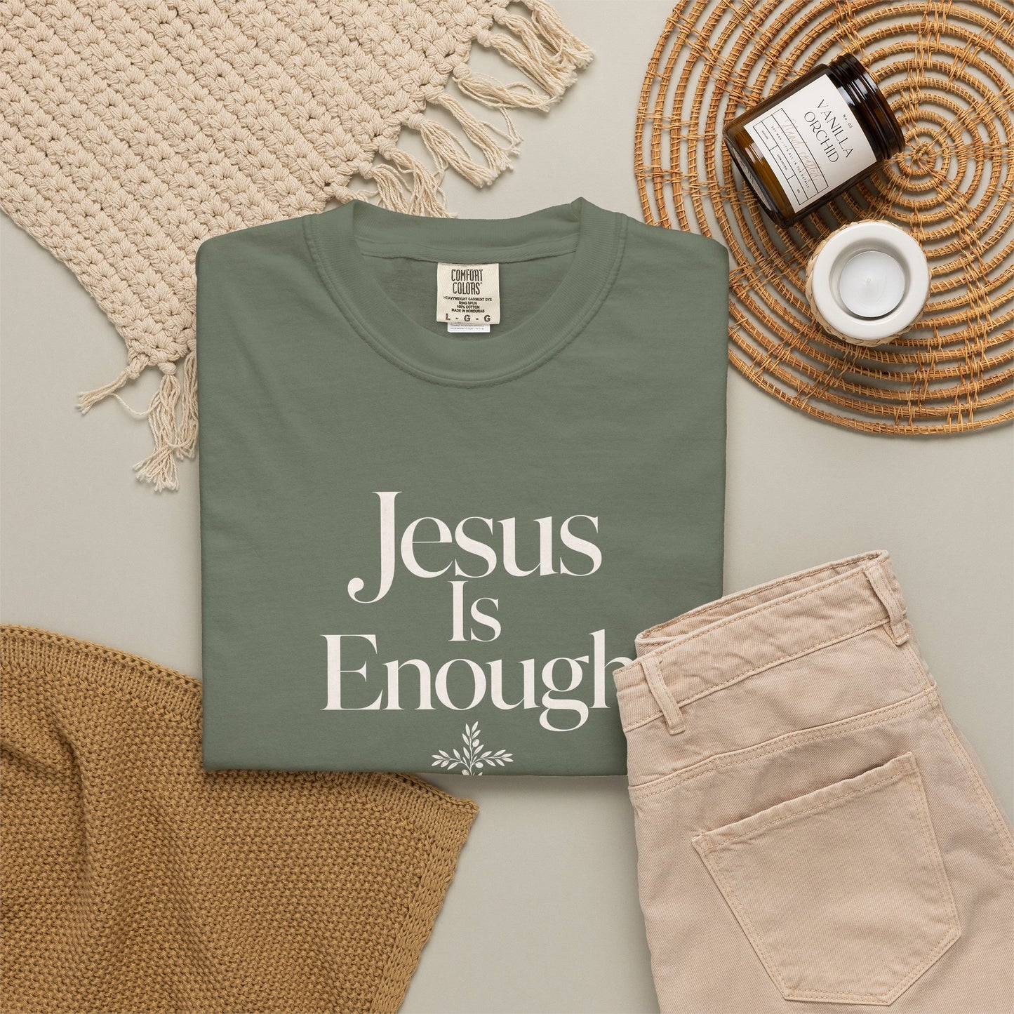 Jesus Is Enough | Christian T-Shirt for Women