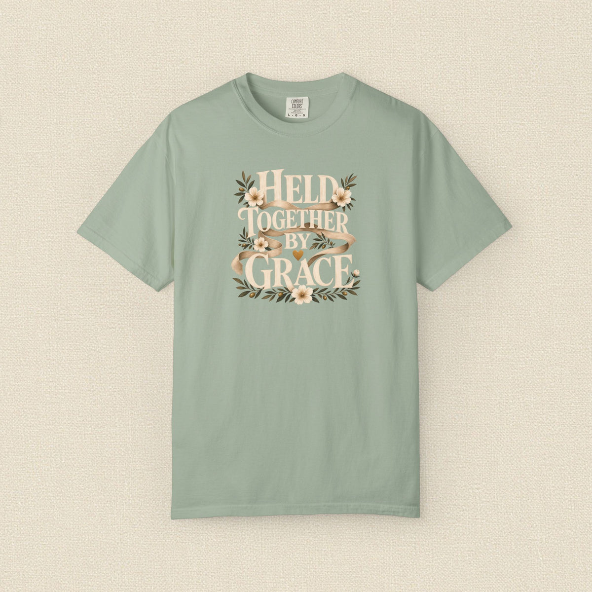 Held Together by Grace | Christian T-Shirt for Women