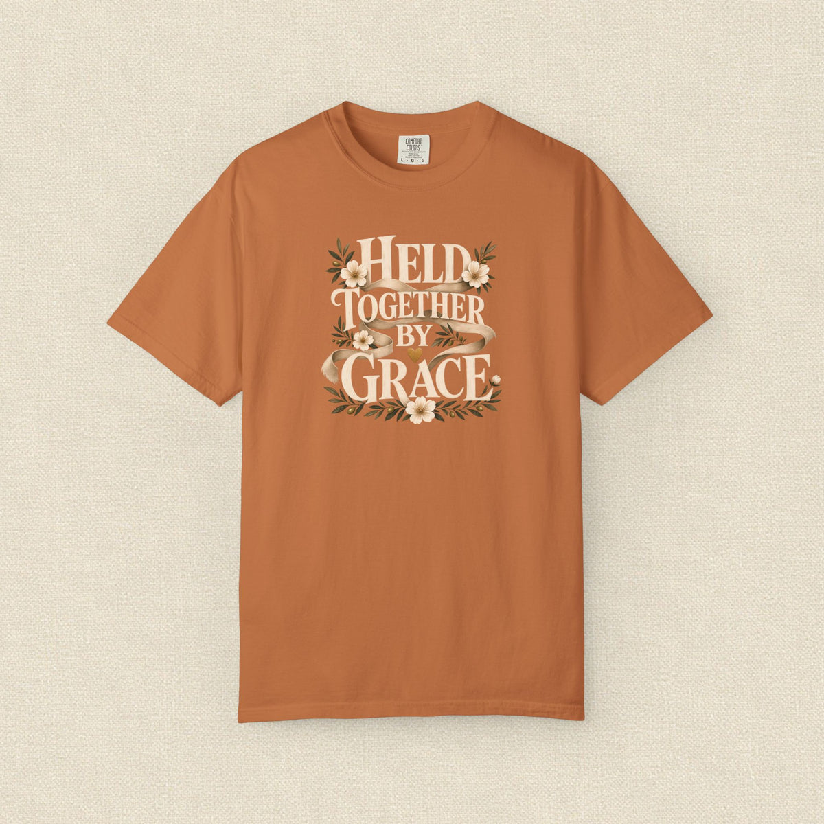 Held Together by Grace | Christian T-Shirt for Women