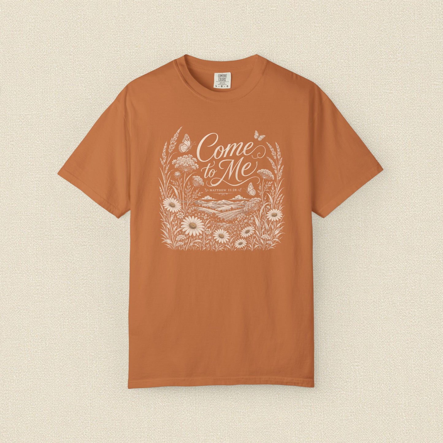 Come to Me | Christian T-Shirt for Women | Matthew 11:28