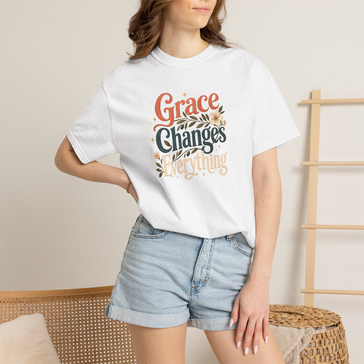 Grace Changes Everything | Christian T-Shirt for Women