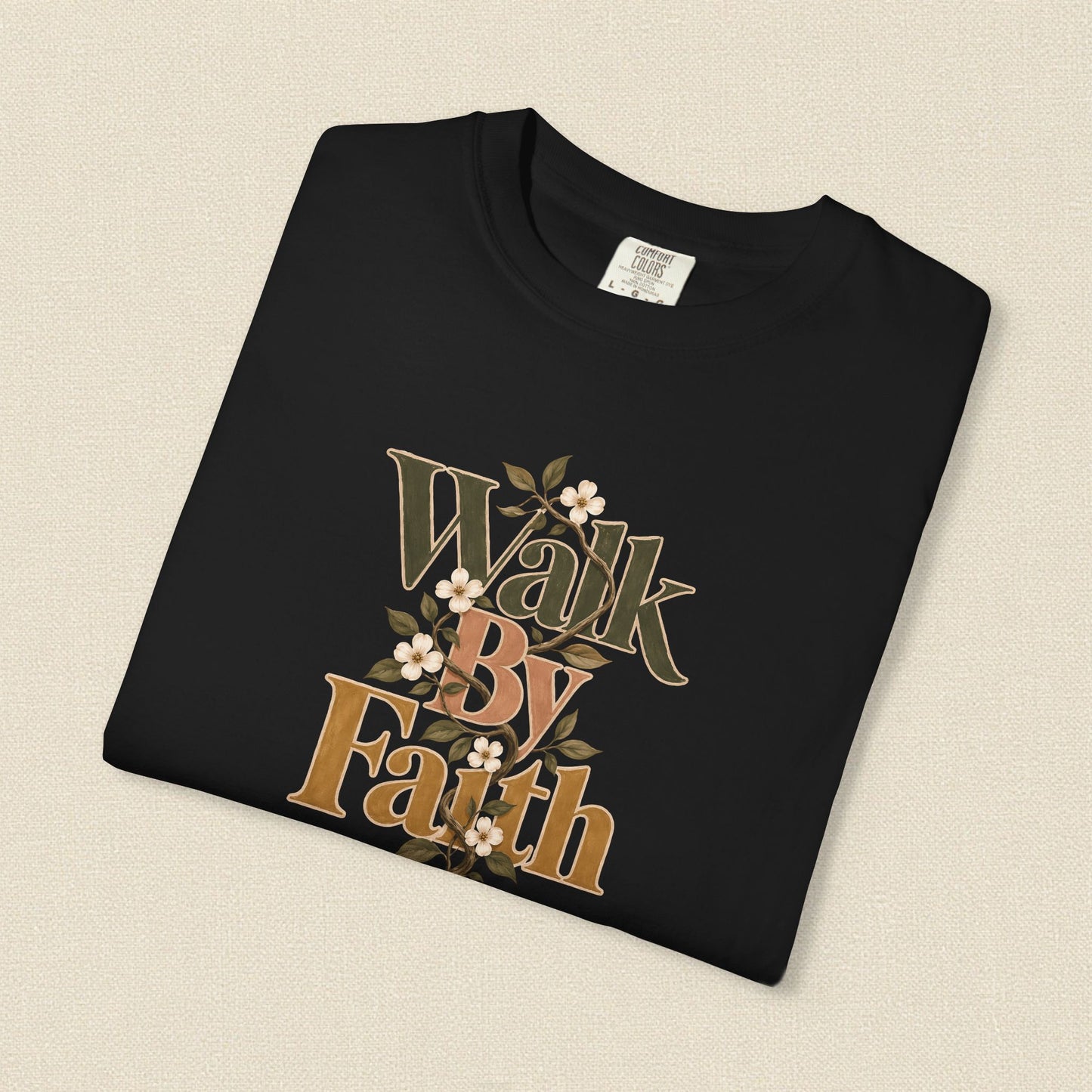 Walk by Faith | Christian T-Shirt for Women | 2 Corinthians 5:7