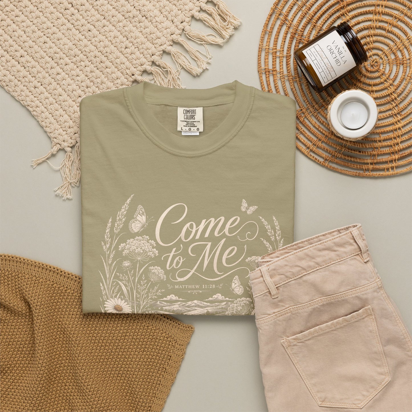 Come to Me | Christian T-Shirt for Women | Matthew 11:28