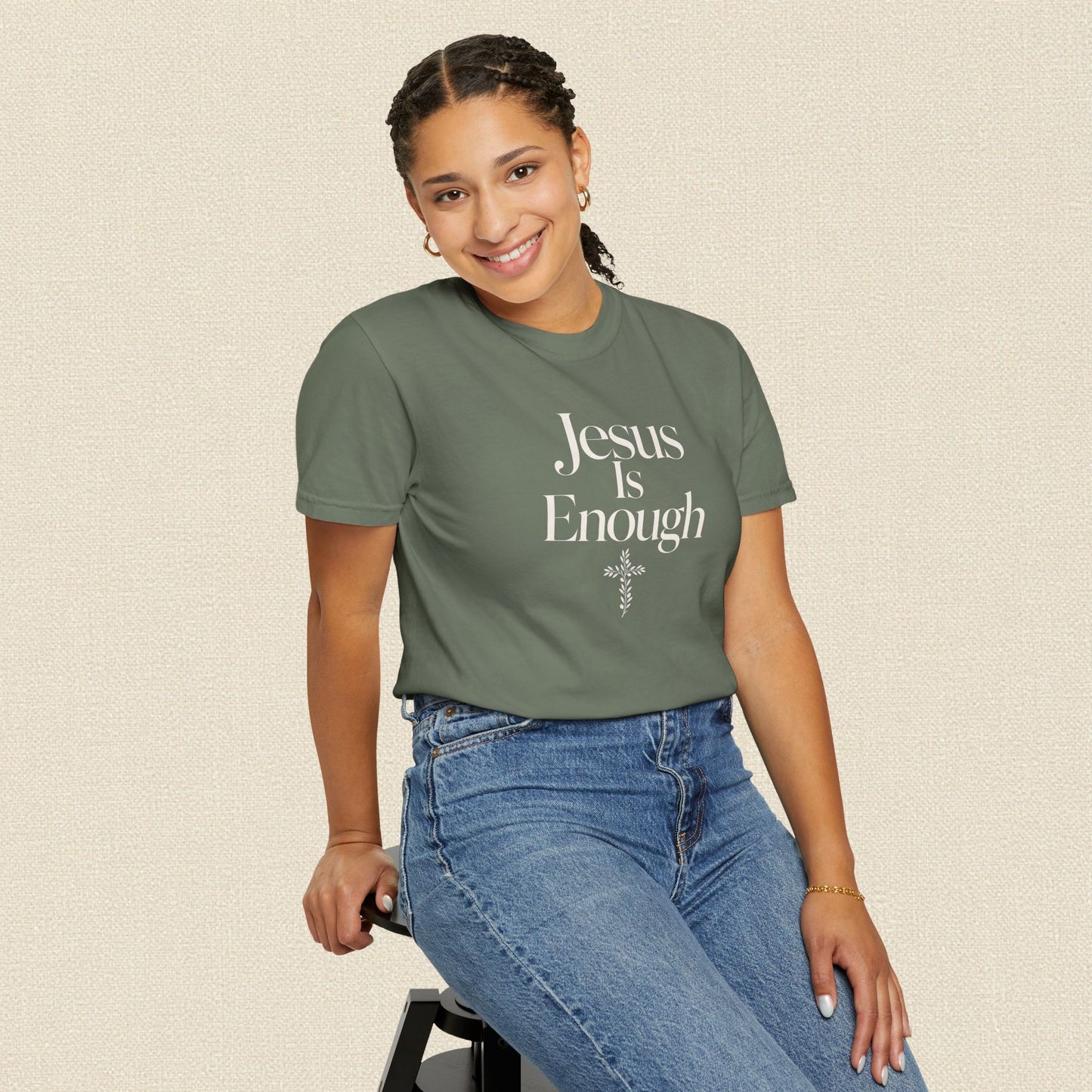 Jesus Is Enough | Christian T-Shirt for Women