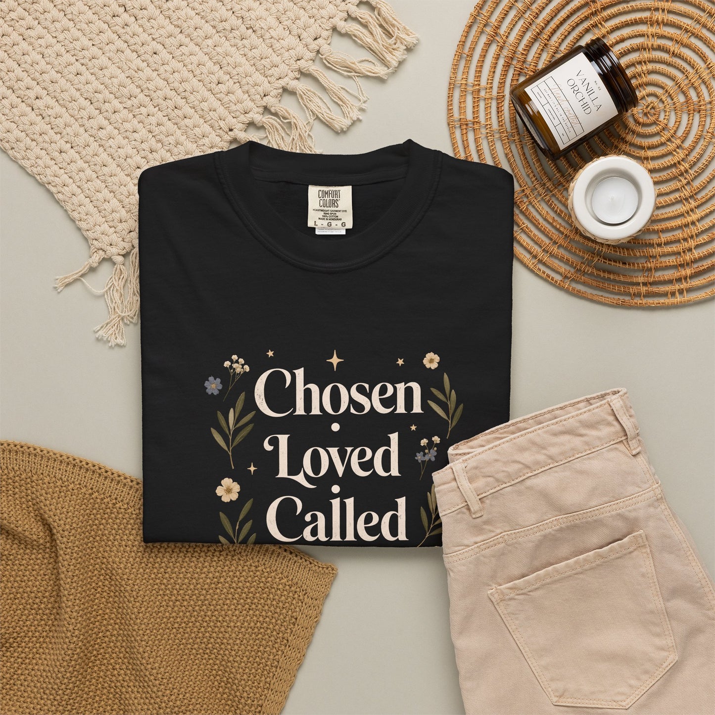 Chosen Loved Called | Christian T-Shirt for Women | 1 Peter 2:9