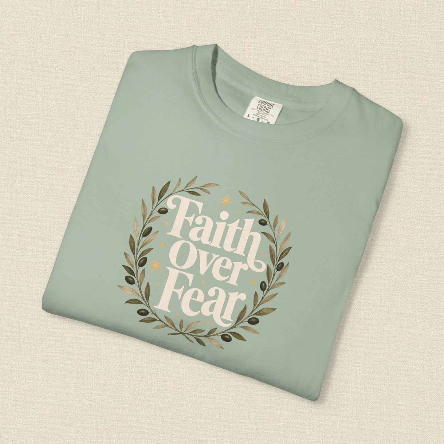 Faith Over Fear | Christian T-Shirt for Women