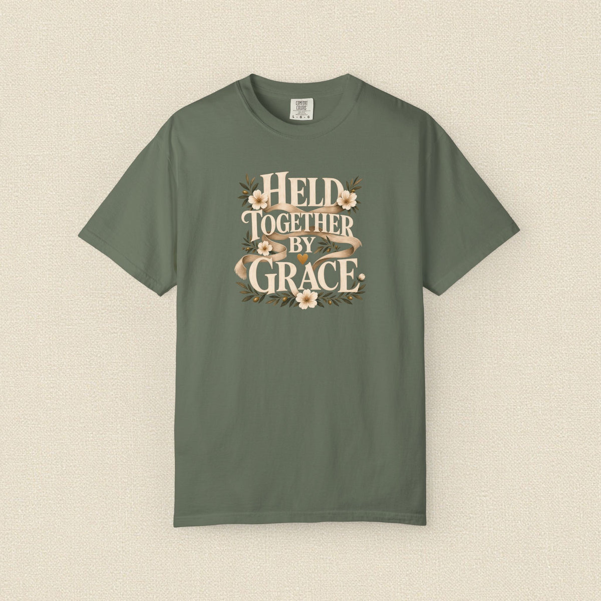 Held Together by Grace | Christian T-Shirt for Women